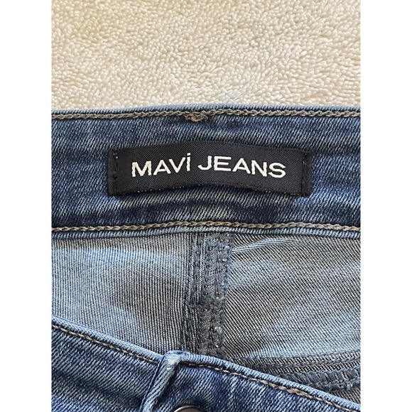 Mavi Men's Blue Denim Jeans Size 36x30 Straight Leg Faded Casual 5-Pocket - Picture 9 of 16